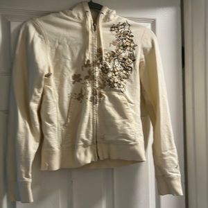 Split embroidered skater jacket size XS